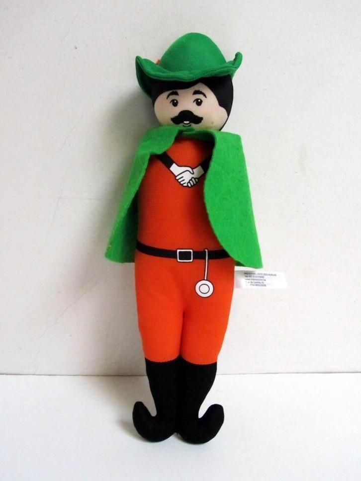 Originele Hurlus Feest Pop Moeskroen België (36cm), Verzamelen, Poppen, Nieuw, Pop, Ophalen of Verzenden