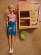 Barbie noodle bar speelset, Ophalen of Verzenden, Zo goed als nieuw, Barbie