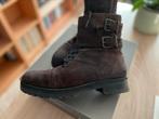 Bottes Alpe avec fermeture éclair latérale, anthracite, 39, Comme neuf, Brun, Enlèvement ou Envoi, Boots et Botinnes