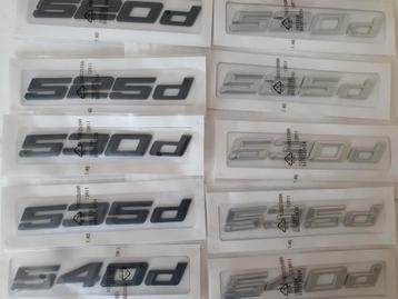 Bmw koffer logo zwart/zilver 520d 525d 530d 535d 540d GT beschikbaar voor biedingen