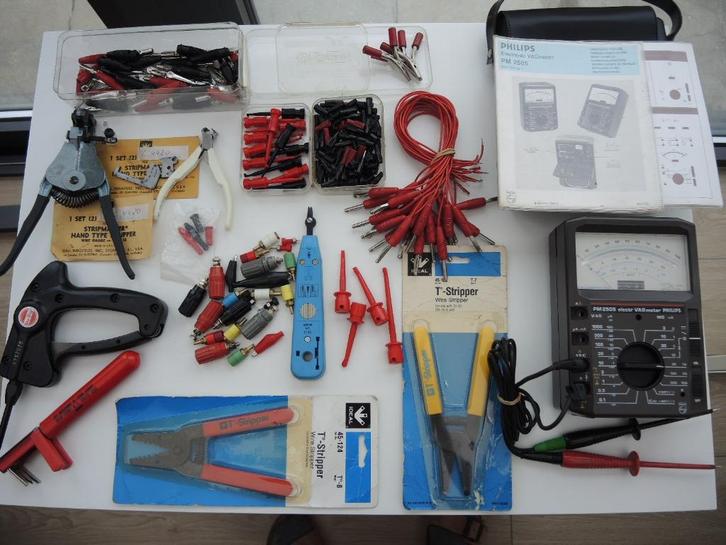 Lot elektrische items: Hirschmann, Miyama…, Hobby en Vrije tijd, Elektronica-componenten, Gebruikt, Ophalen of Verzenden
