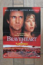 filmaffiche Mel Gibson Braveheart 1995 filmposter, Rechthoekig Staand, Ophalen of Verzenden, Zo goed als nieuw, A1 t/m A3