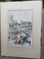 Jan Korthals  Grand place Bruxelles, Ophalen of Verzenden