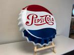 Pepsi Cola emaille reclamebord, Ophalen of Verzenden, Gebruikt, Reclamebord
