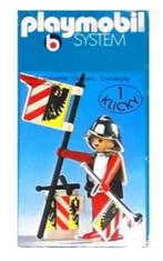 playmobil__Vintageset 3380__Middeleeuwse vaandeldrager, Kinderen en Baby's, Speelgoed | Playmobil, Complete set, Gebruikt, Ophalen of Verzenden