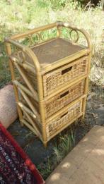 ROTAN KASTJE MET LADEN, Antiek en Kunst, Ophalen