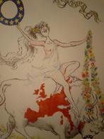 Ronald Searle. Europa. 1991. Gesigneerde afdruk, Verzenden