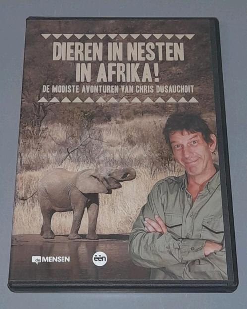 Dvd Dieren in Nesten, in Afrika, chris dusauchoit, vrt één, Cd's en Dvd's, Dvd's | Documentaire en Educatief, Zo goed als nieuw