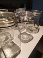 Glazen voorraadpotten, Ophalen, Zo goed als nieuw