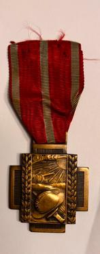 Belgische vuurkruismedaille uit de Eerste Wereldoorlog, Verzamelen, Militaria | Algemeen, Lintje, Medaille of Wings