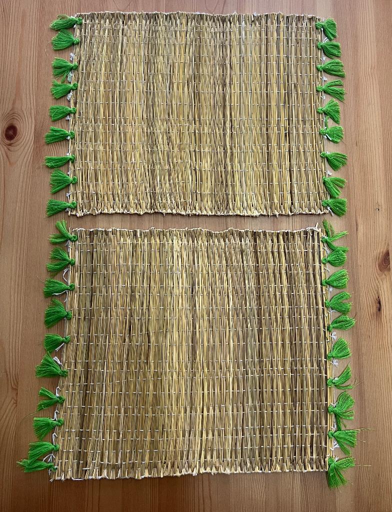 Boho- placemats, Ophalen, Gebruikt