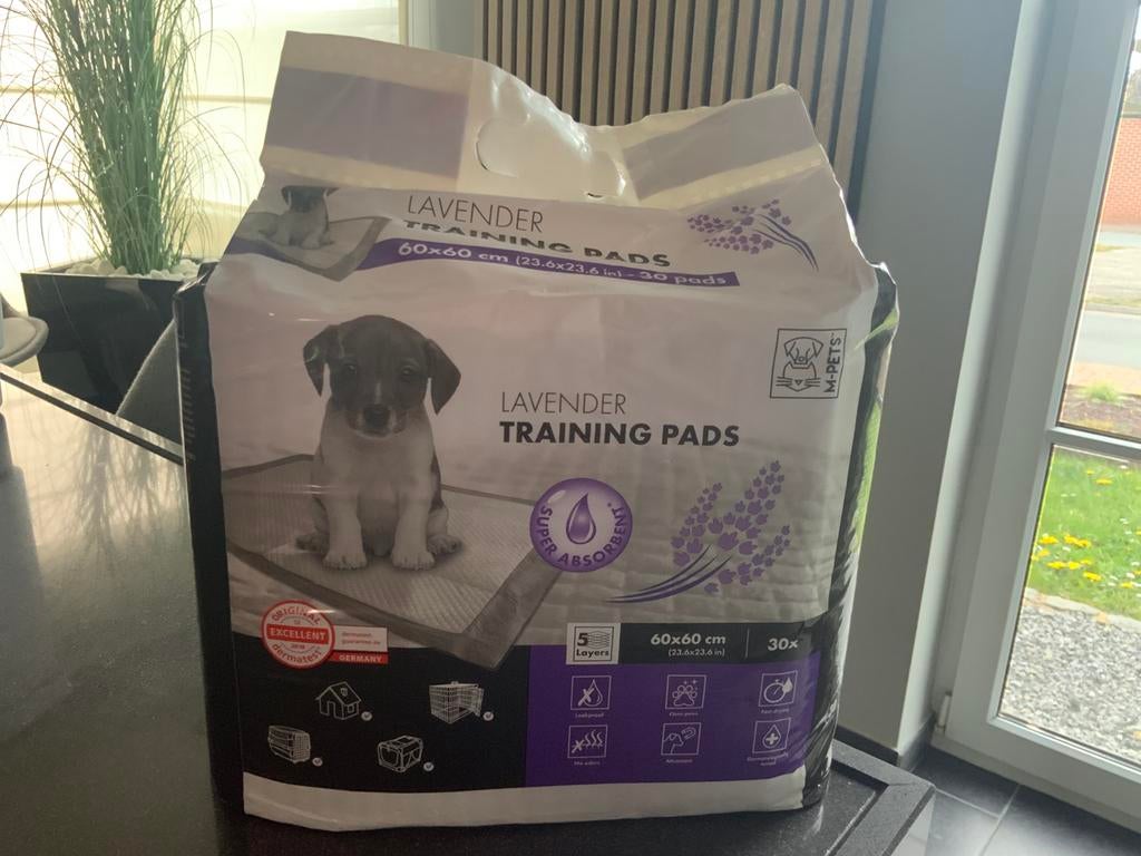 Lots de tapis ēducateur pour chiots - parfum Lavande, Animaux & Accessoires, Enlèvement, Neuf