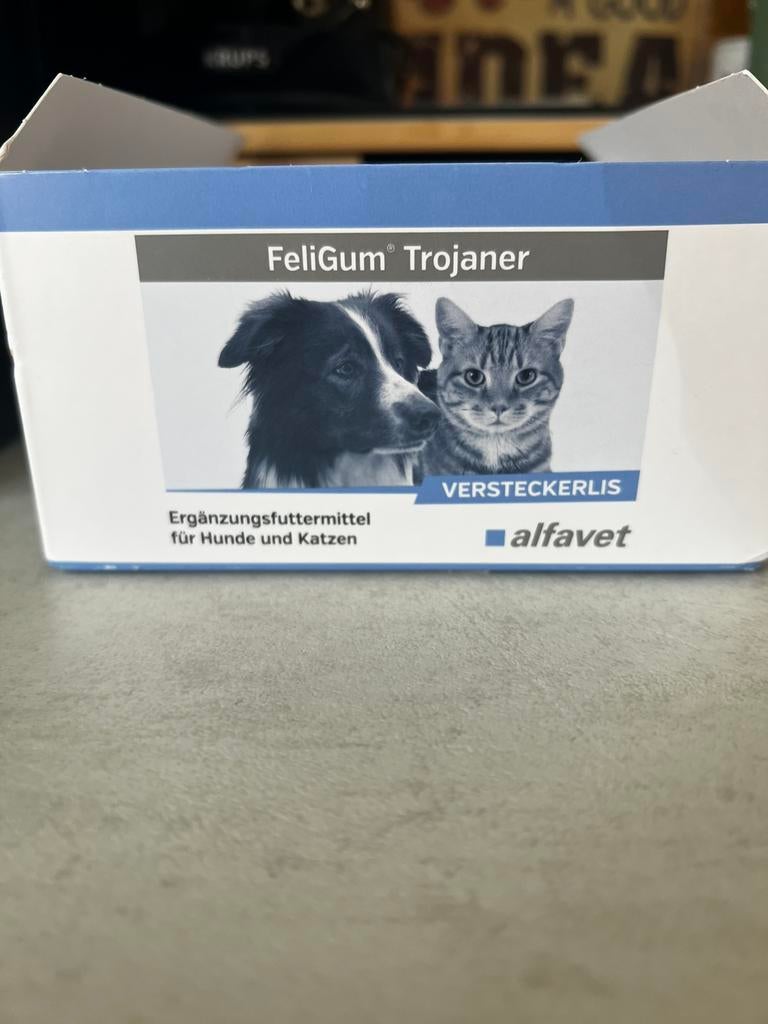 FeliGum Trojaner hond/kat (voor verbergen van medicatie), Dieren en Toebehoren, Dierenvoeding, Ophalen of Verzenden, Hond