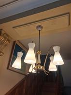 Zeldzame vintage lusters. Diabolo glazen lampkapjes., Antiek en Kunst, Ophalen