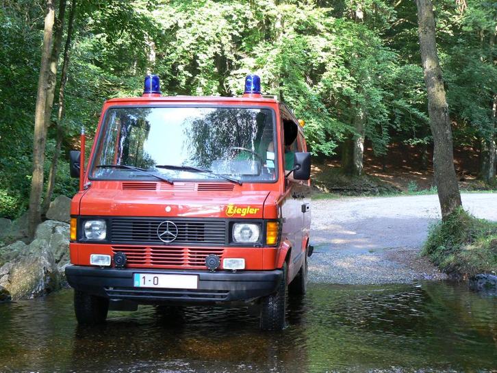 MERCEDES T1 310 BRANDWEER 10000KM ORIGINEEL, Auto's, Mercedes-Benz, Particulier, Overige modellen, Benzine, Overige carrosserie