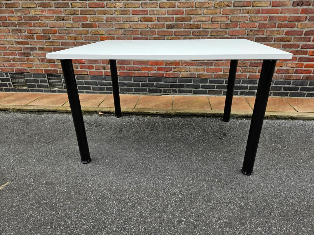 Keukentafel, Huis en Inrichting, Tafels | Eettafels, Ophalen, Gebruikt, 100 tot 150 cm, 50 tot 100 cm