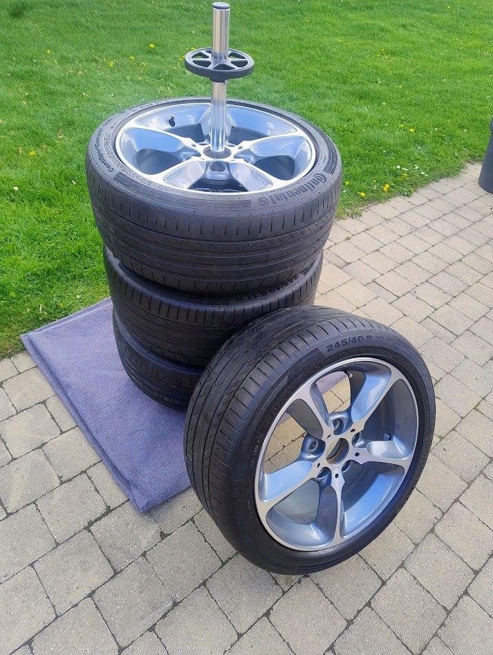 Jantes 17 pouces d'origine BMW, Autos : Pièces & Accessoires, Pneus & Jantes, Pneus et Jantes, Pneus été, 17 pouces, 245 mm, Enlèvement