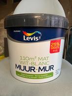 Witte verf (mat) - Levis, Ophalen, 5 tot 10 liter, Wit, Nieuw
