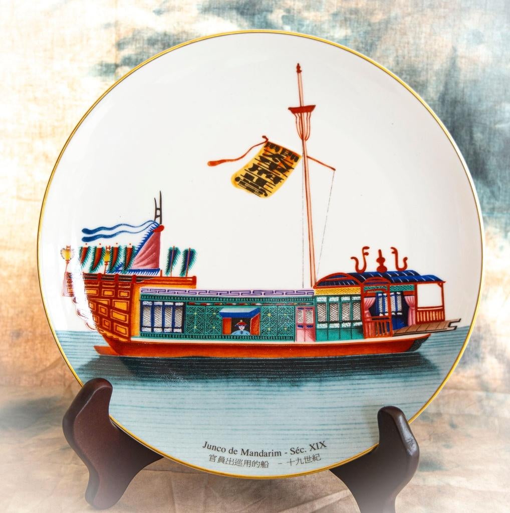 2 decoratieve borden maritieme taferelen, Ophalen of Verzenden