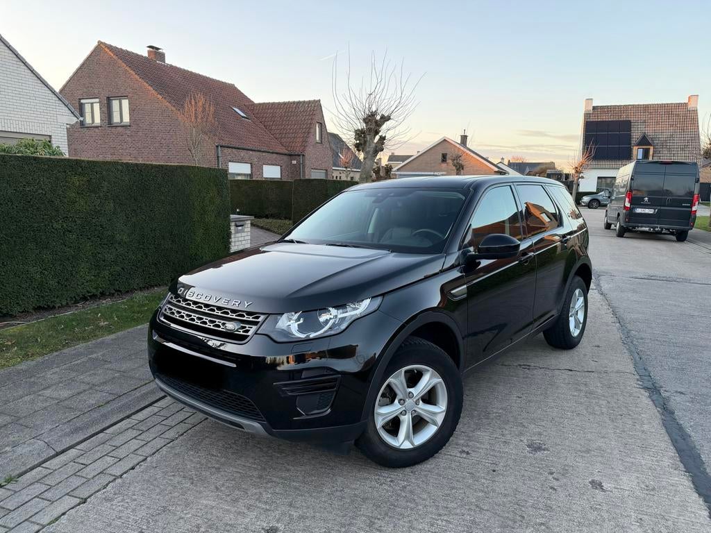 Land Rover Discovery Sport 4x4, Auto's, Zwart, Leder, 5 deurs, Particulier