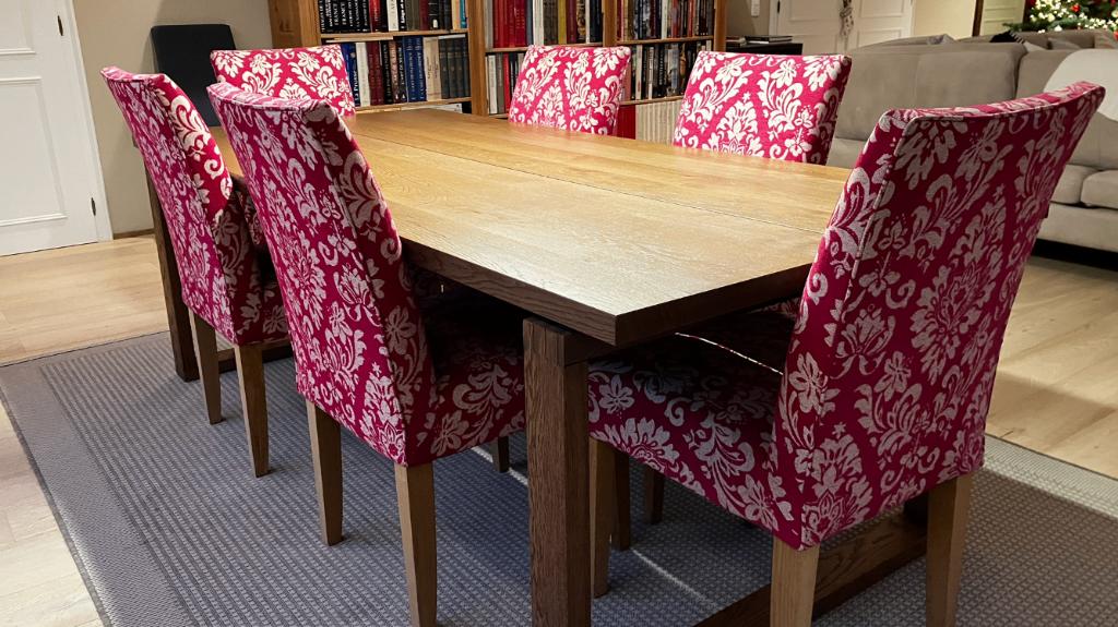 Eetkamer met 6 stoelen - woonkamer, Antiek en Kunst, Ophalen