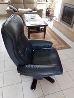 DONKERBLAUWE RELAXZETEL, Ophalen, Gebruikt, Eenpersoons, Leer