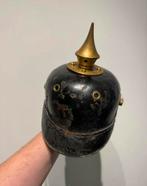 WW1 casque a pointe Allemand M1895 avec régiment, Collections, Enlèvement ou Envoi
