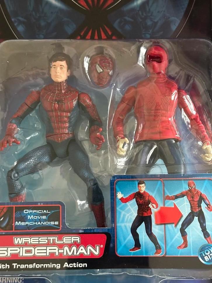 TOYBIZ Super Wrestler Spider-Man NIEUW Zeldzaam, Kinderen en Baby's, Speelgoed | Actiefiguren, Nieuw, Ophalen of Verzenden