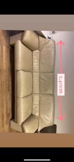 Lederen zetels te koop, (kan geleverd worden), Huis en Inrichting, Zetels | Zetels, Ophalen, Zo goed als nieuw