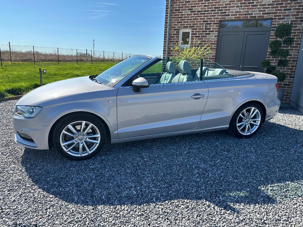 AUDI _ A3  S-LINE _ CABRIOLET - 180pk _ CAR-PASS _ 104.000km, Voorwielaandrijving, 4 zetels, Euro 6, 4 cilinders