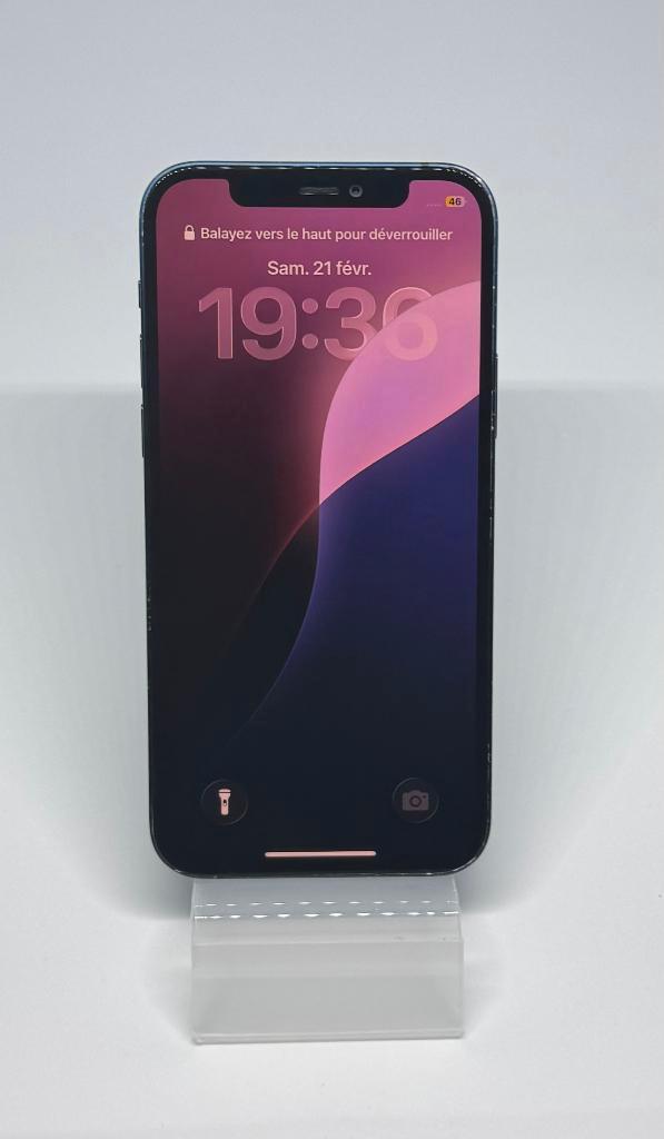 iPhone 12 128 Go bleu — Batterie 100% — Pack complet, Télécoms, Téléphonie mobile | Apple iPhone, Reconditionné, 128 GB, Sans abonnement