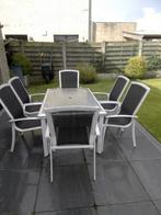 Metalen tuinstel, Ophalen