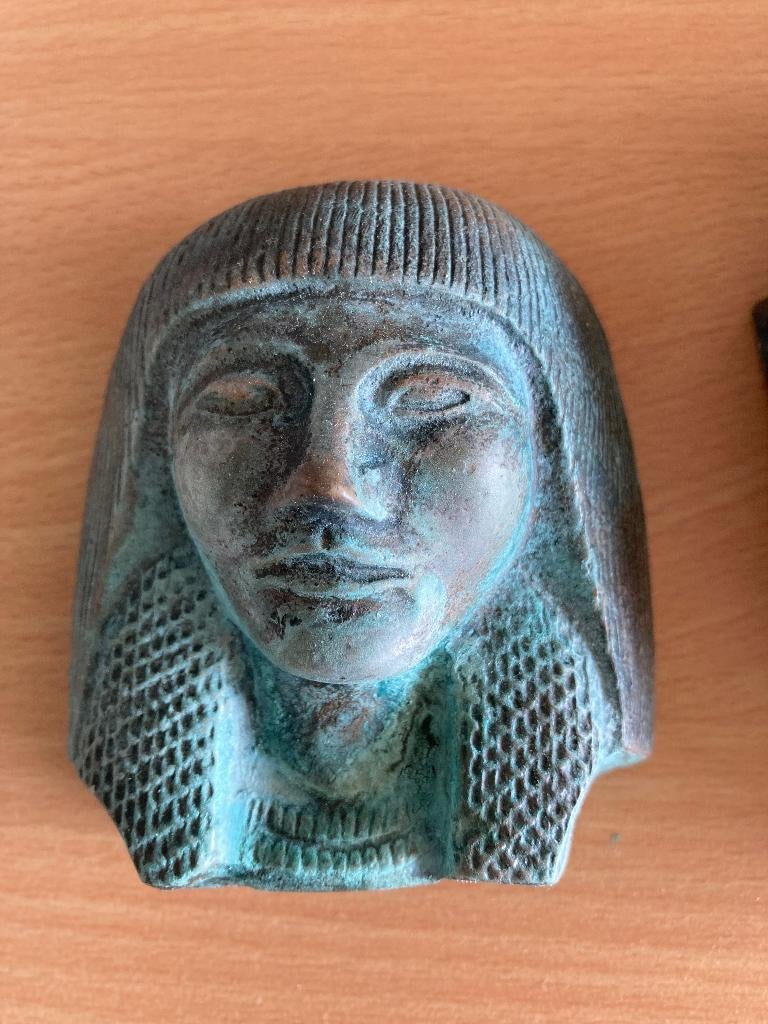 Tentoonstelling Toetanchamon Heizel, Antiek en Kunst, Ophalen of Verzenden, Brons, Buste