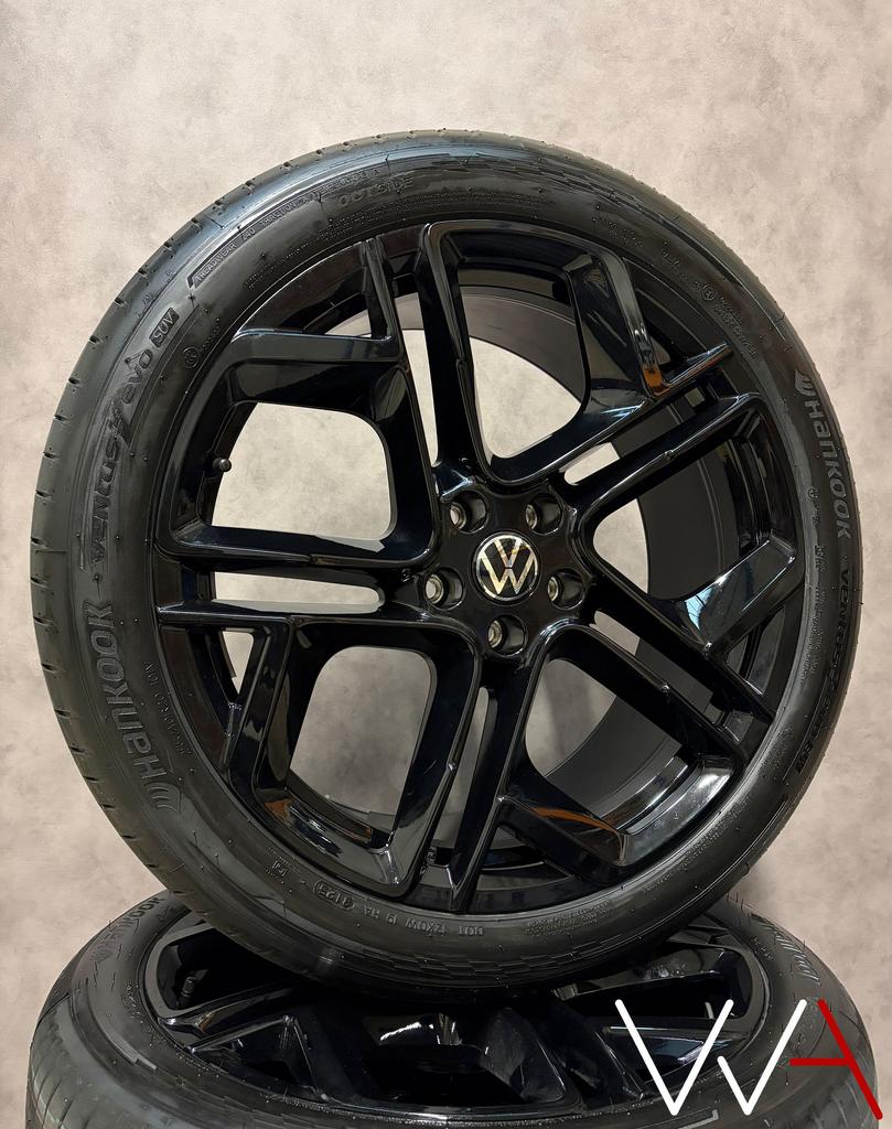 20” Volkswagen Tiguan Tayron York R-Line BLACK NIEUW BTW, Auto-onderdelen, Banden en Velgen, Banden en Velgen, Zomerbanden, 20 inch