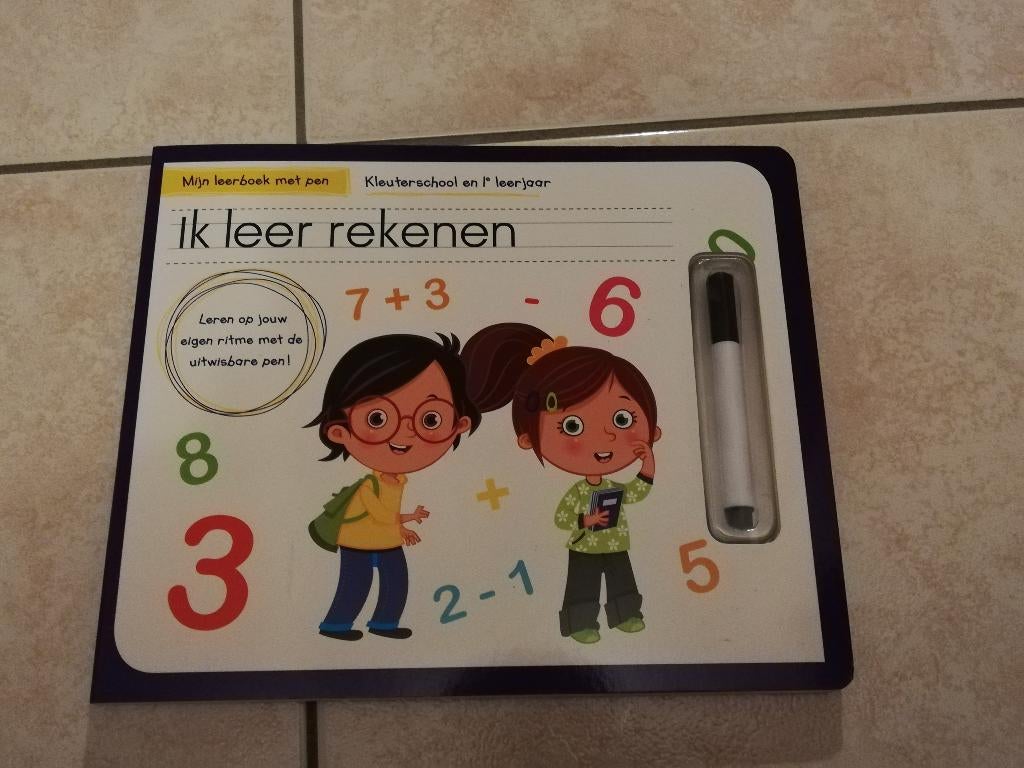 Ik leer rekenen (boekje met uitwisbare stift), Kinderen en Baby's, Speelgoed | Educatief en Creatief, Zo goed als nieuw, Rekenen