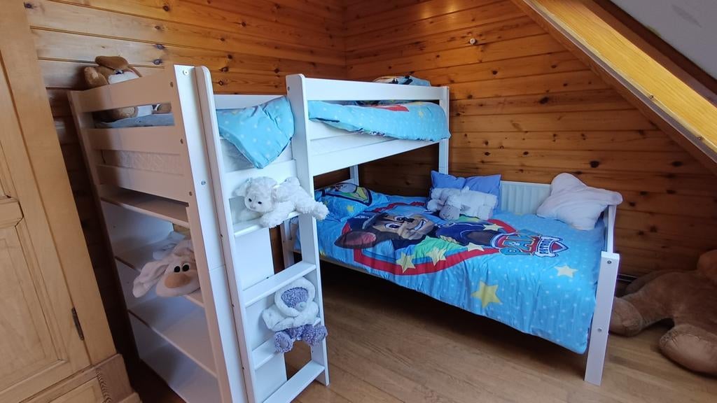 Lits superposés., Enlèvement, Lits superposés