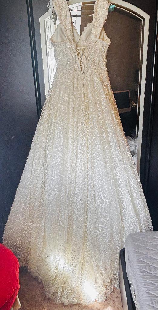 Trouwjurk, Trouwjurk, Wit, Ophalen of Verzenden, Zo goed als nieuw