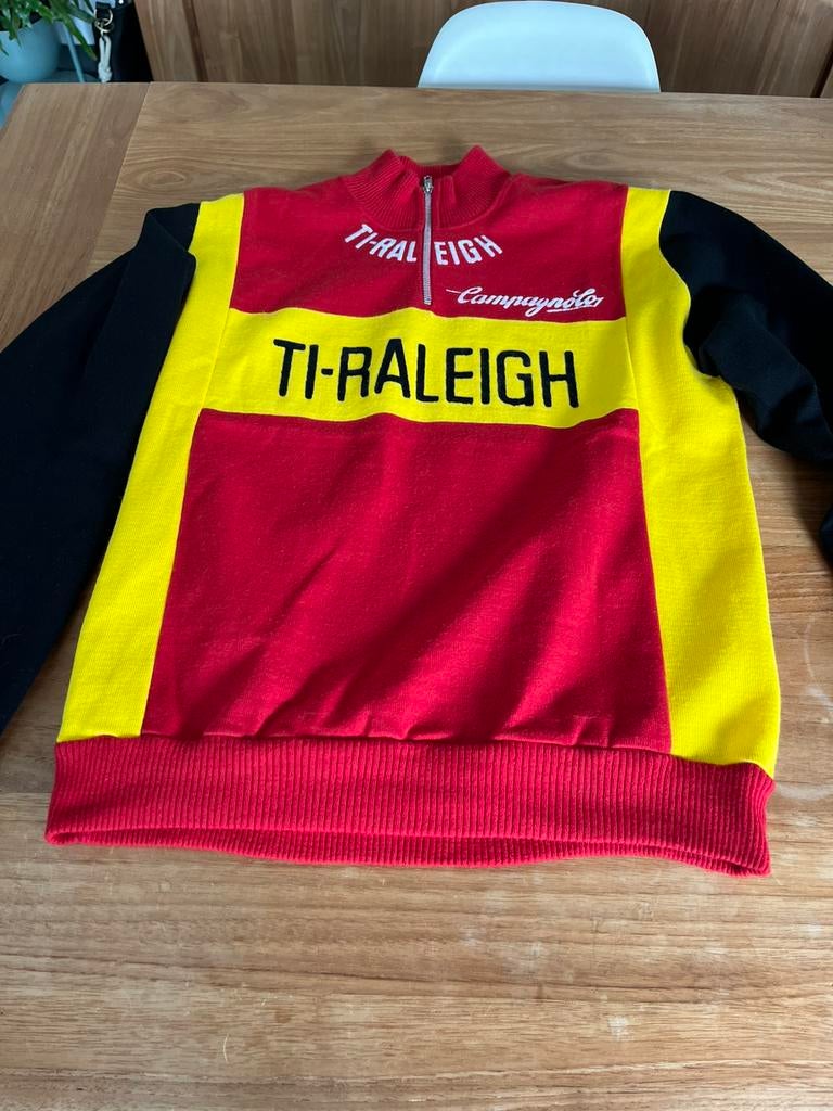 Maillot velo vintage TI-RALEIGH, Enlèvement ou Envoi, Comme neuf, M