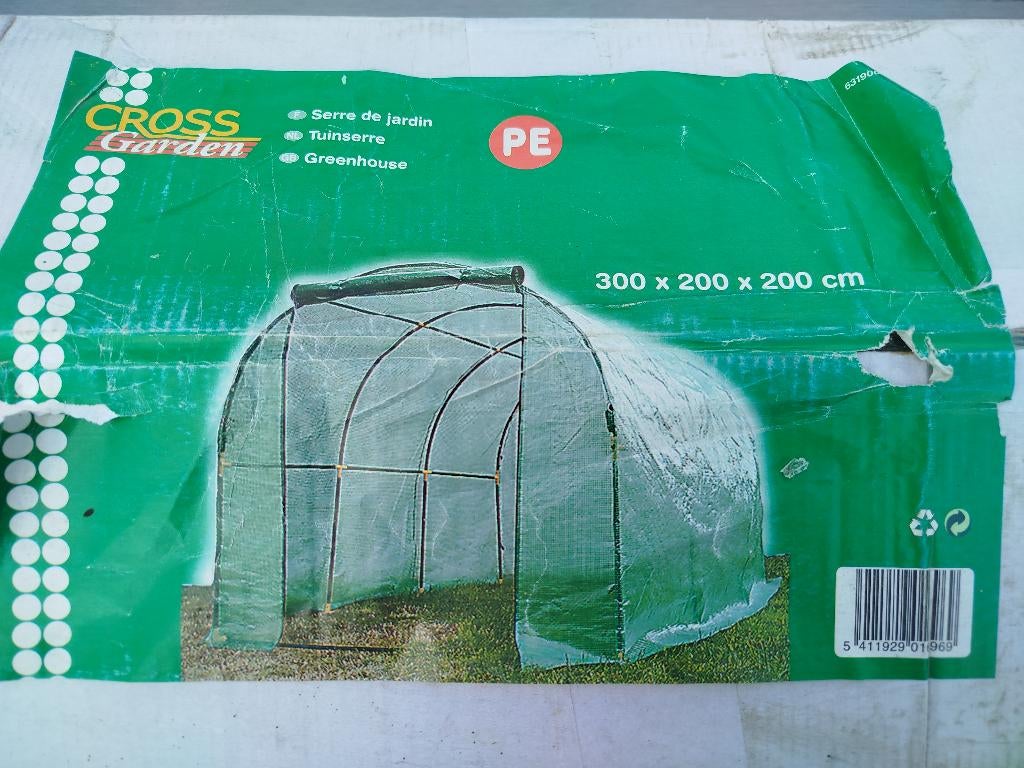 Serre, tuinserre, kweekserre: 300x200x200 m, Tuin en Terras, Ophalen, Folie, Plastic, Kweekkas