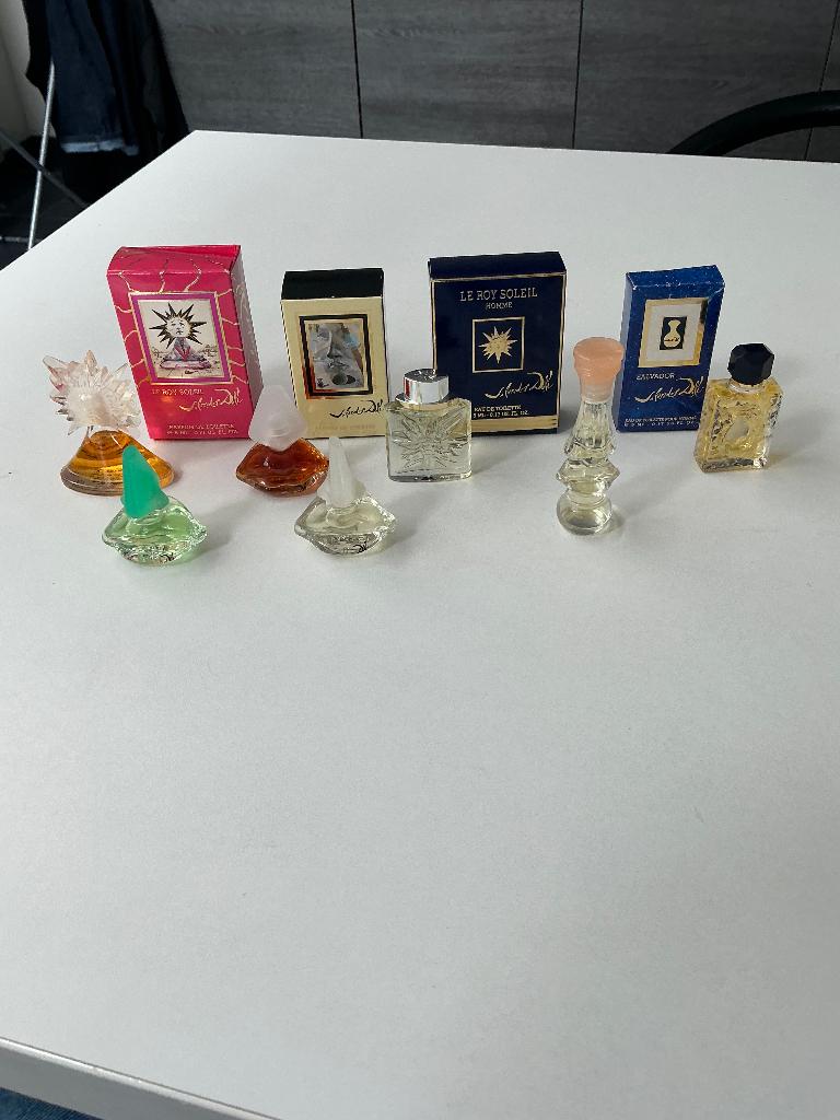 Pakket mini parfumflesjes Dali ongeopend, Ophalen, Nieuw, Miniatuur, Gevuld