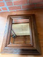 Spiegzl in houten kader, Antiek en Kunst, Ophalen of Verzenden, Rechthoekig, Minder dan 50 cm, Minder dan 100 cm