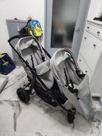 Poussette double avec maxi cosy, Enlèvement, Comme neuf