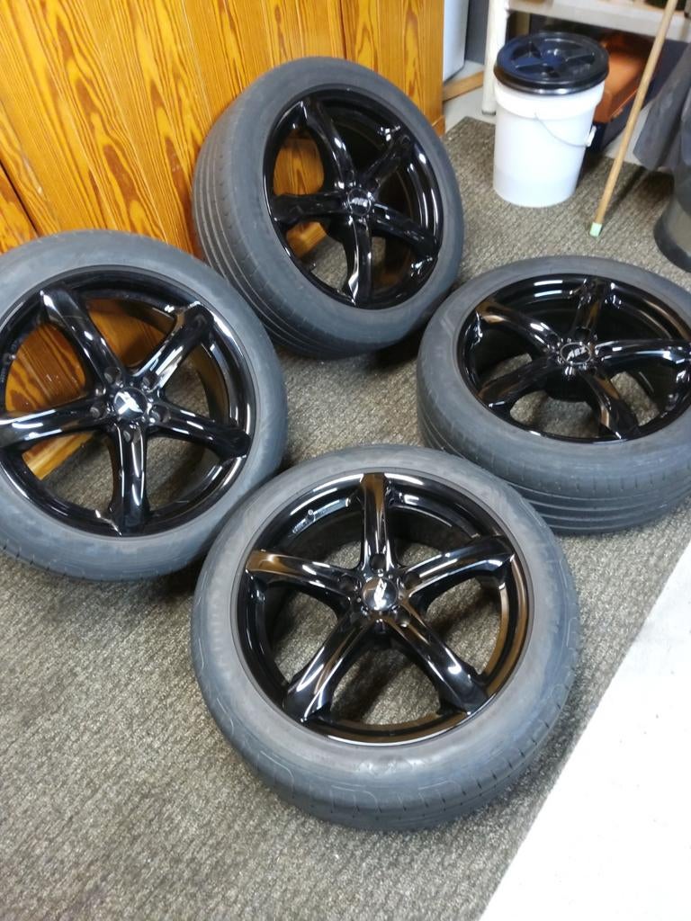 ZWARTE AEZ VELGEN 18 DUIMS OPEL INSIGNIA 2008-2013, Enlèvement ou Envoi