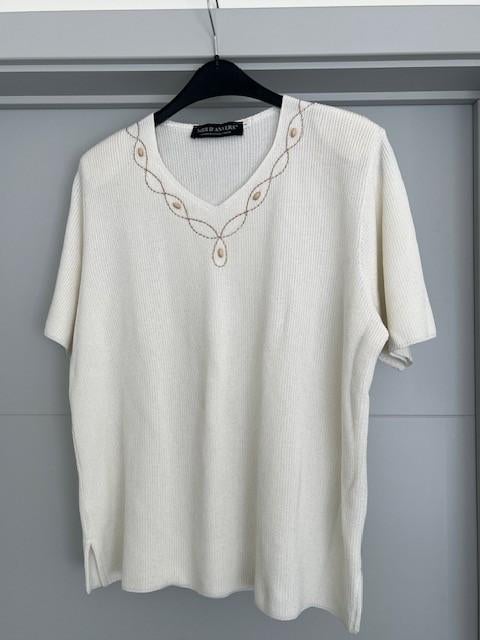 Pull korte mouw ( cremekleurig ) maat 50, Vêtements | Femmes, Grandes tailles, Mer D' Anvers, Enlèvement ou Envoi, Comme neuf