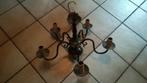 Lustre chandelier - 5 branches, Enlèvement, Utilisé, Métal, Vintage