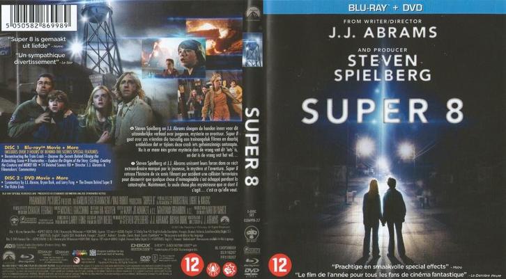 super 8 (blu-ray) neuf, CD & DVD, Blu-ray, Comme neuf, Science-Fiction et Fantasy, Enlèvement ou Envoi