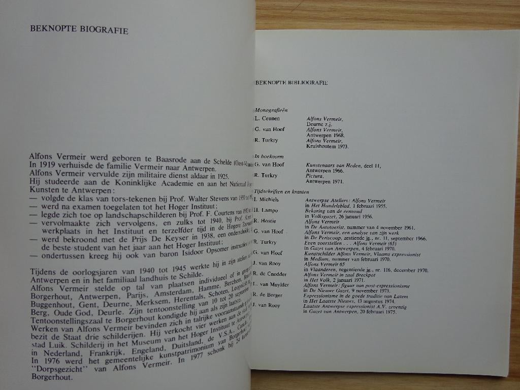 Alfons Vermeir, 1978, De schenking, Borgerhout, Ophalen of Verzenden, Gelezen, Schilder- en Tekenkunst