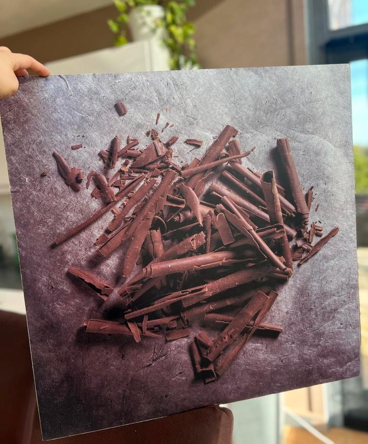 Tableau déco food art chocolat 6060 cm, Maison & Meubles, Accessoires pour la Maison | Cadres, Enlèvement ou Envoi