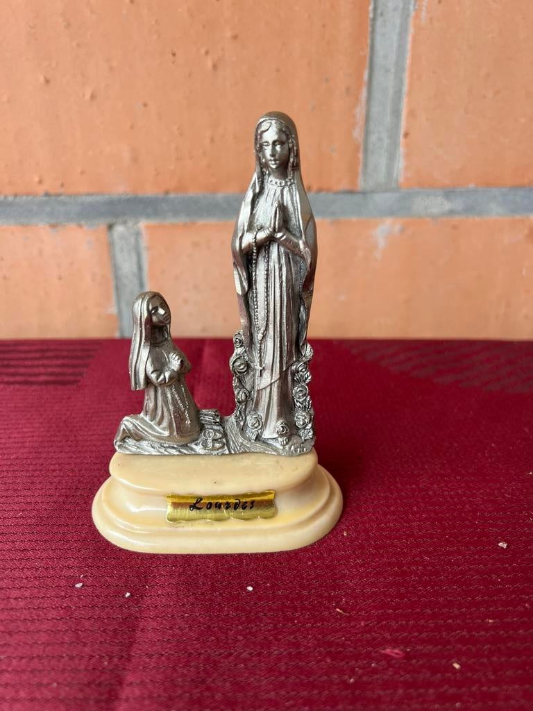 Beeldje lourdes, Ophalen of Verzenden, Zo goed als nieuw, Beeld(je)