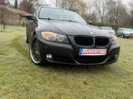 BMW 318D 2008, Auto's, Euro 5, Zwart, Zwart, Leder
